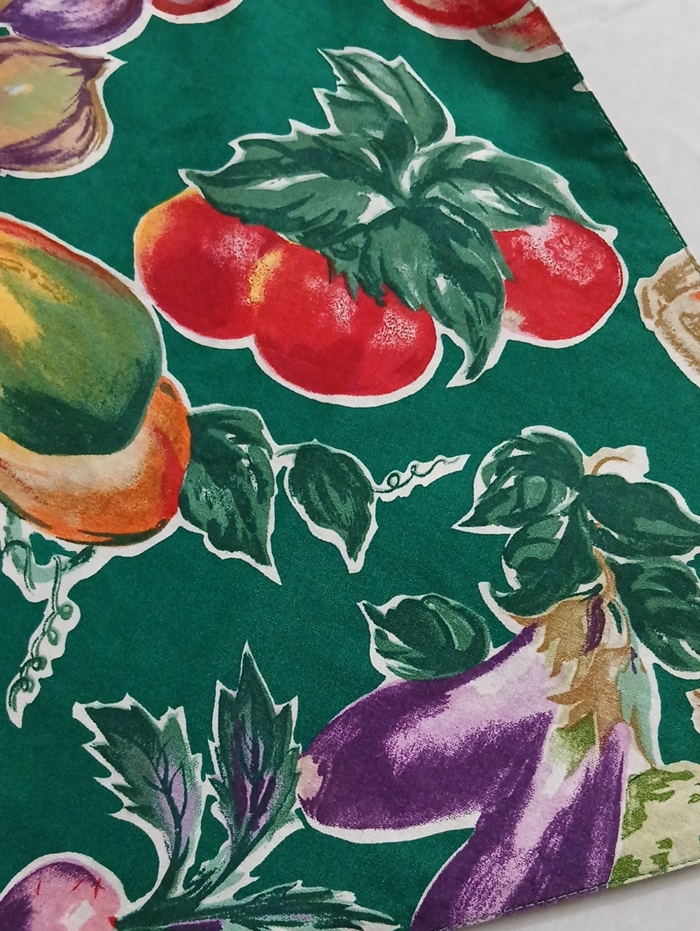 Handmade Reversible Vegetable Runner - Picture 7 of 13